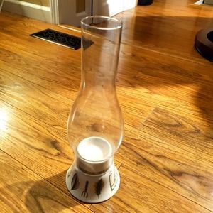 Pfaltzgraff Naturewood Hurricane Lamp